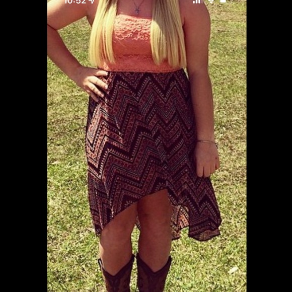 L8teR High-low Strapless Dress - Picture 3 of 7